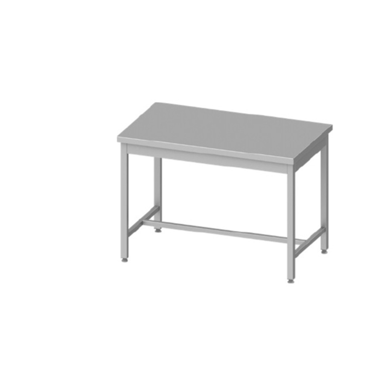 Rozsdamentes asztal alsó polccal RMA4060AP