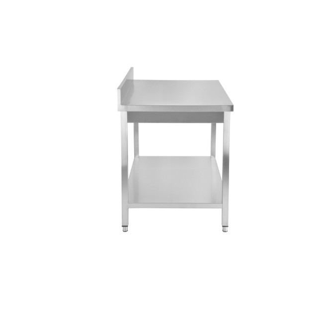 Rozsdamentes asztal alsó polccal RMA1060APHF