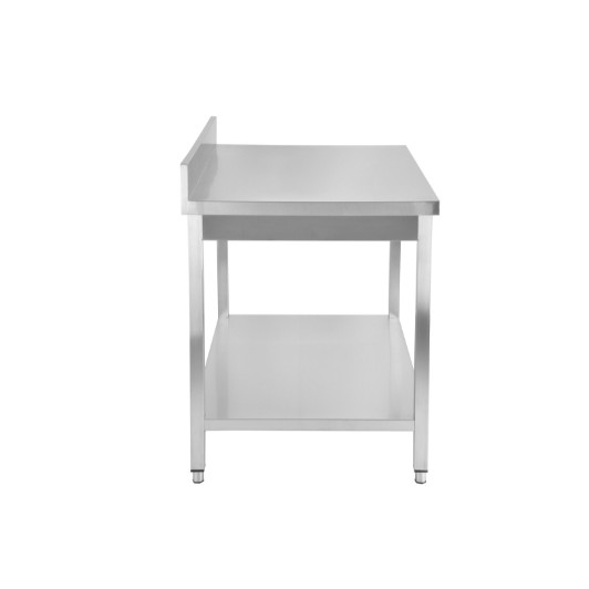 Rozsdamentes asztal alsó polccal RMA1460APHF