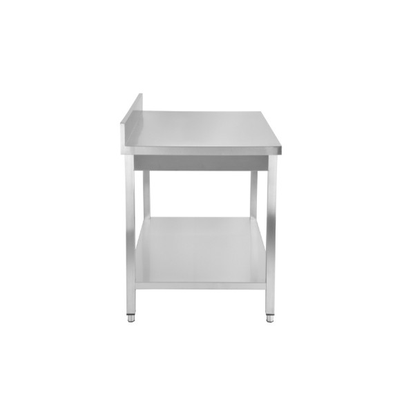 Rozsdamentes asztal alsó polccal RMA2260APHF