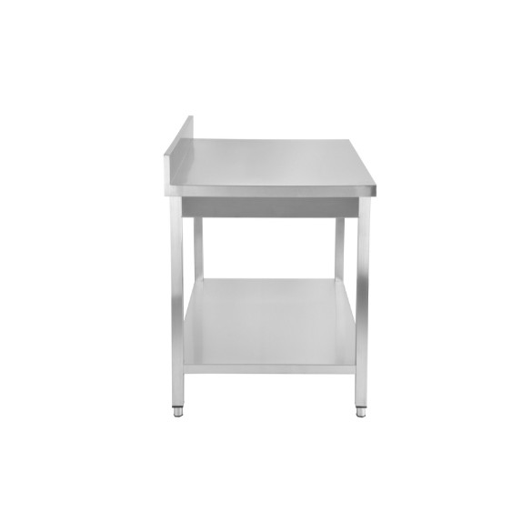 Rozsdamentes asztal alsó polccal RMA6060APHF
